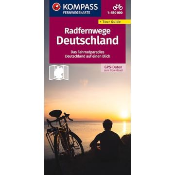 Radfernwege Deutschland 1:550 000 / Kompass