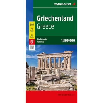 Carte routière Grèce 1:500 000 / Freytag & Berndt