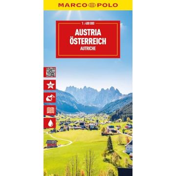 Strassenkarte Österreich 1:400 000 / Marco Polo