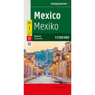 Carte routière Mexique 1:1 500 000 / Freytag & Berndt