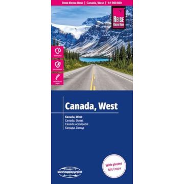 Strassenkarte Kanada West 1: 1 900 000 / Reise Know-How