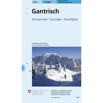 253 S Gantrisch Carte de randonnée à ski 1:50 000