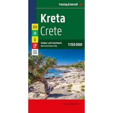 Carte routière Crète 1:150 000 / Freytag & Berndt