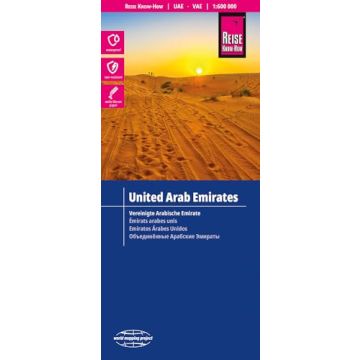 Strassenkarte Vereinigte Arabische Emirate (UAE) 1: 600 000 / Reise Know-How