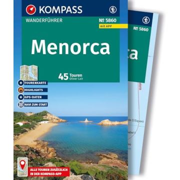 Wanderführer Menorca (mit Tourenkarte) / Kompass