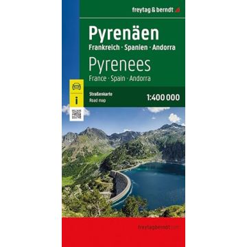 Strassenkarte Pyrenäen 1:400 000 / Freytag & Berndt
