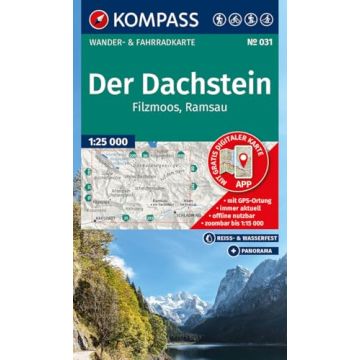 Wanderkarte Kompass 031 Der Dachstein 1:25 000