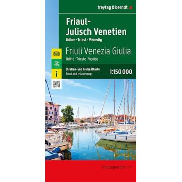 Strassenkarte Friaul Julisch-Venetien 1:150 000 / Freytag & Berndt