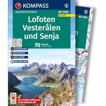 Wanderführer Lofoten Vesteralen & Senja / Kompass