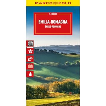 Strassenkarte Emilia Romagna 1:200 000 / Marco Polo Italien 6