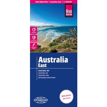 Strassenkarte Australien Ost 1:1,8 Mio. / Reise Know-How