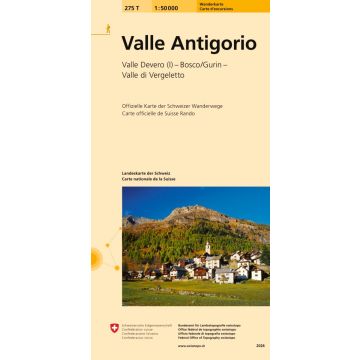 275 T Valle Antigorio Carte d'excursions 1:50 000
