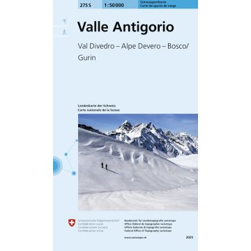 275 S Valle Antigorio Carte de randonnée à ski 1:50 000