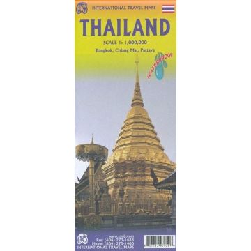 Strassenkarte Thailand 1:1 000 000 / ITMB