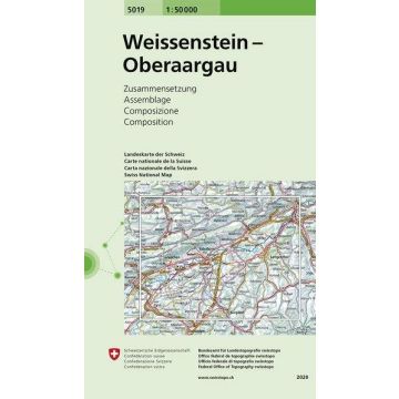 5019 Weissenstein - Oberaargau 1:50 000 / Swisstopo