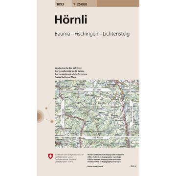 1093 Hörnli 1:25 000 / Swisstopo