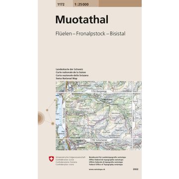 1172 Muotathal 1:25 000 / Swisstopo