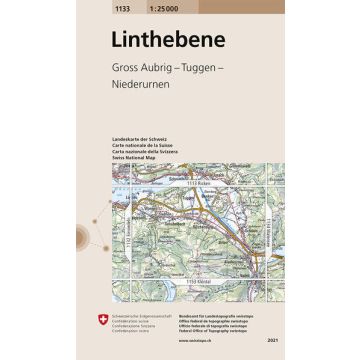 1133 Linthebene 1:25 000 / Swisstopo