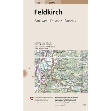 1116 Feldkirch 1:25 000 / Swisstopo