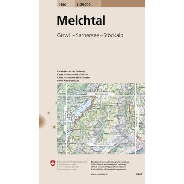 1190 Melchtal 1:25 000 / Swisstopo