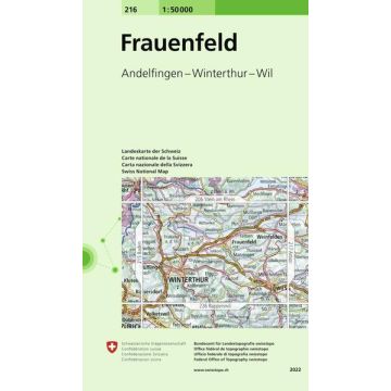 216 Frauenfeld 1:50 000 / Swisstopo