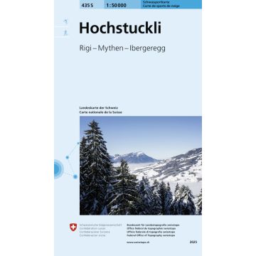 435 S Hochstuckli Skitourenkarte 1:50 000