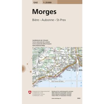 1242 Morges 1:25 000 / Swisstopo
