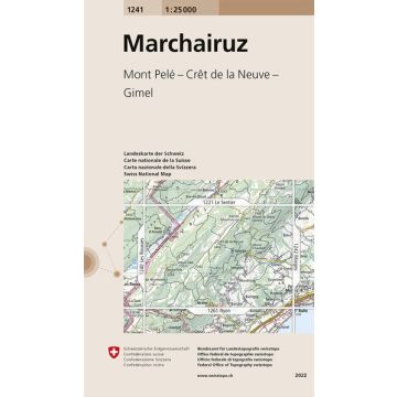 1241 Marchairuz 1:25 000 / Swisstopo