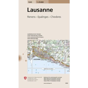 1243 Lausanne 1:25 000 / Swisstopo