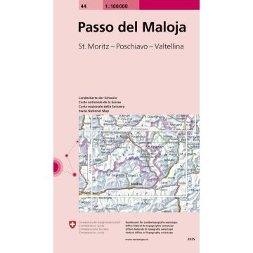 44 Passo del Maloja 1:100 000 / Swisstopo