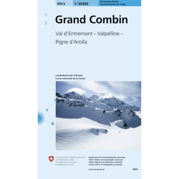 493 S Grand Combin Skitourenkarte 1:50 000