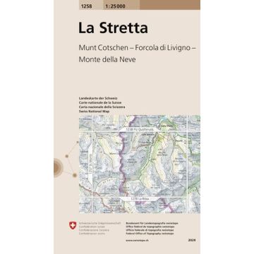 1258 La Stretta 1:25 000 / Swisstopo