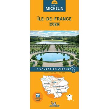 Strassenkarte Michelin 514 Ile-de-France 1:200 000 