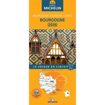 Strassenkarte Michelin 519 Bourgogne 1:200 000 