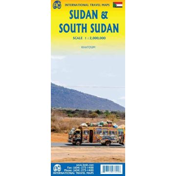 Strassenkarte Sudan & South Sudan 1:2 Mio. / ITMB