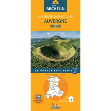 Carte routière Michelin 522 Auvergne 1:200 000 