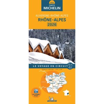 Strassenkarte Michelin 523 Rhône Alpes 1:200 000 