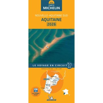 Strassenkarte Michelin 524 Aquitaine 1:200 000 