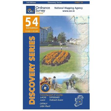 Topografische Karte OS Ireland 54 Laois Offaly Tipperary 1:50 000