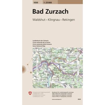 1050 Bad Zurzach 1:25 000 / Swisstopo