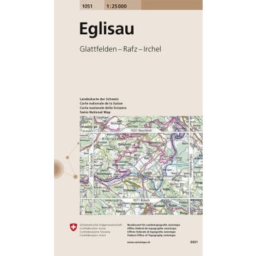 1051 Eglisau 1:25 000 / Swisstopo
