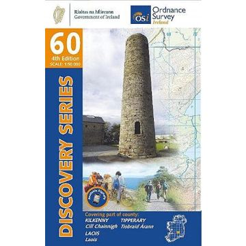 Topografische Karte OS Ireland 60 Kilkenny Laois Tipperary 1:50 000