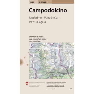 1275 Campodolcino 1:25 000 / Swisstopo