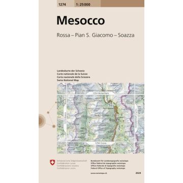 1274 Mesocco 1:25 000 / Swisstopo