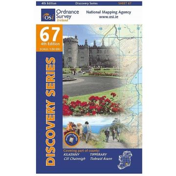 Topografische Karte OS Ireland 67 Kilkenny Tipperary 1:50 000