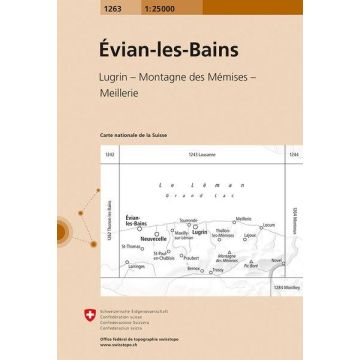 1263 Évian-les-Bains 1:25 000 / Swisstopo