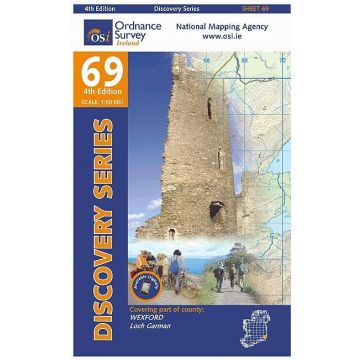 Topografische Karte OS Ireland 69 Wexford 1:50 000