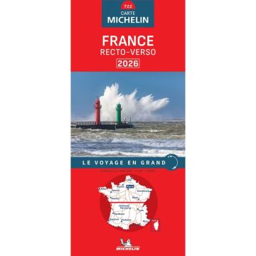 Carte routière Michelin 722 France Recto-Verso 1:1 Mio.
