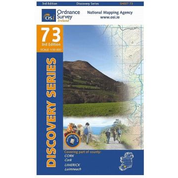 Topografische Karte OS Ireland 73 Cork Limerick 1:50 000