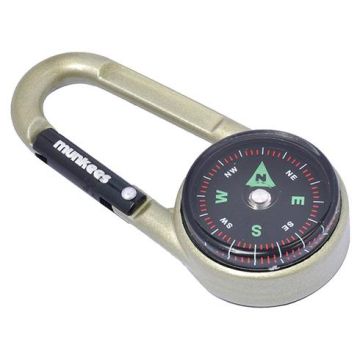 Schlüsselanhänger Karabiner Kompass/Thermometer